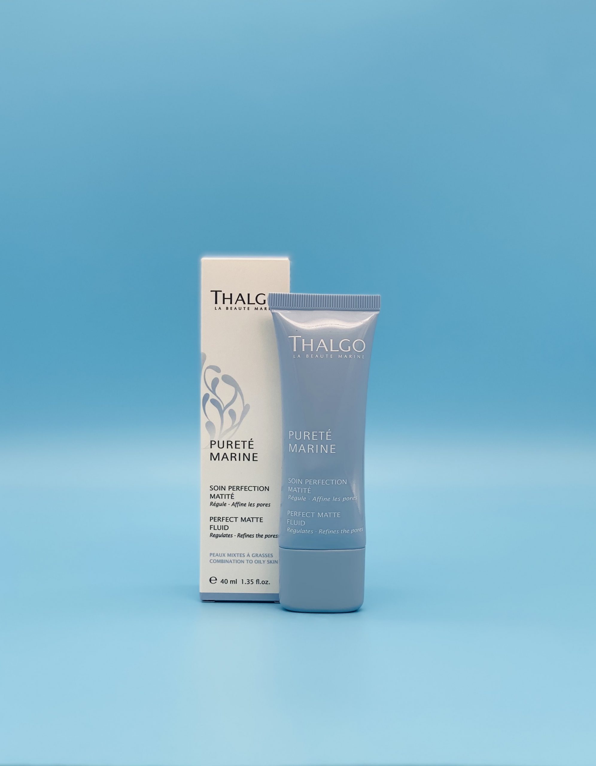 Mattierendes Fluid Pureté Marine Soin Perfection Matité – Bild 2